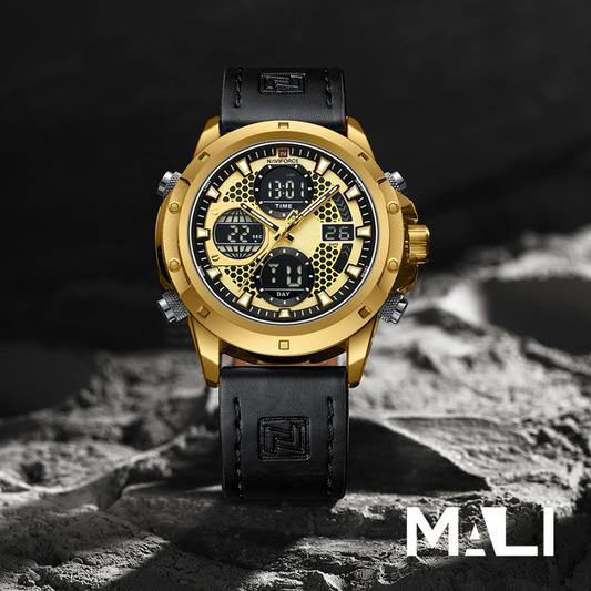 NAVIFORCE LEATHER 9225 GOLD